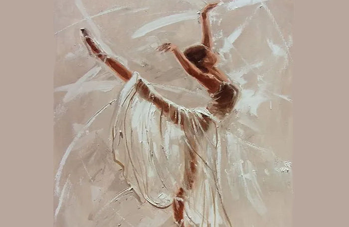 Acrylic Art with Texture Paste or Gold Leaf at Art Therapy Studio | at Wondergifts