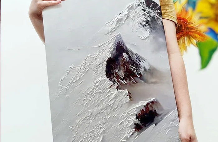 Acrylic Art with Texture Paste or Gold Leaf at Art Therapy Studio | at Wondergifts