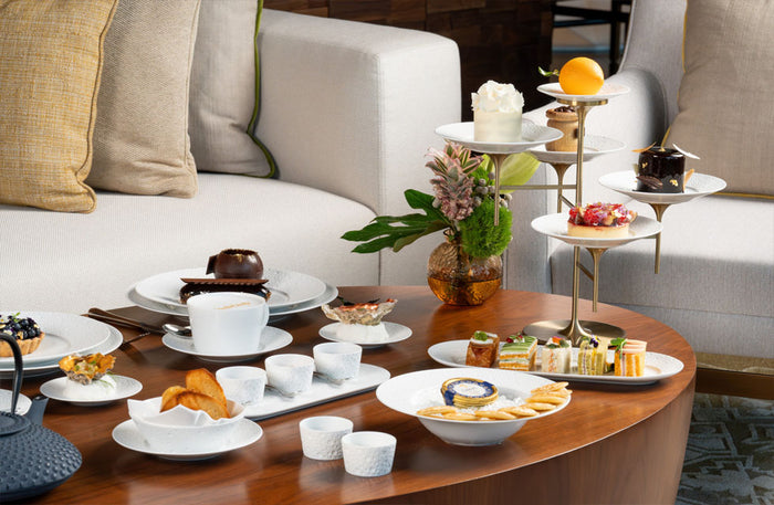 Afternoon Tea for Two with Skyline Views at Aelia, One Zabeel