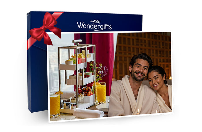 Armani Spa Massage with Afternoon Tea at At.Mosphere Burj Khalifa Gift Box for Two | at Wondergifts