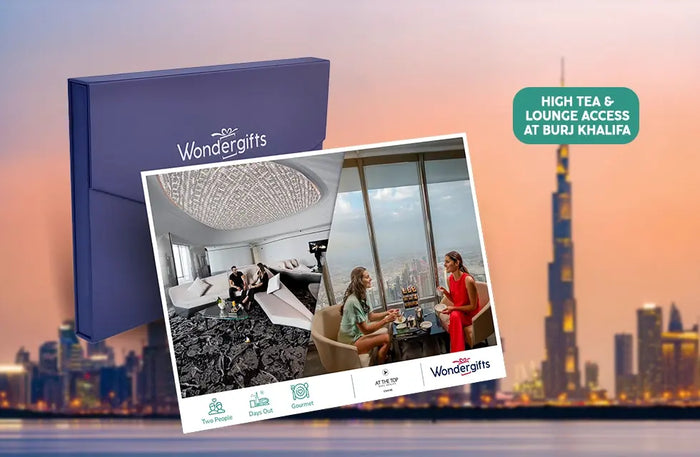 At The Top Burj Khalifa Exclusive High Tea & Lounge Access for Two | at Wondergifts