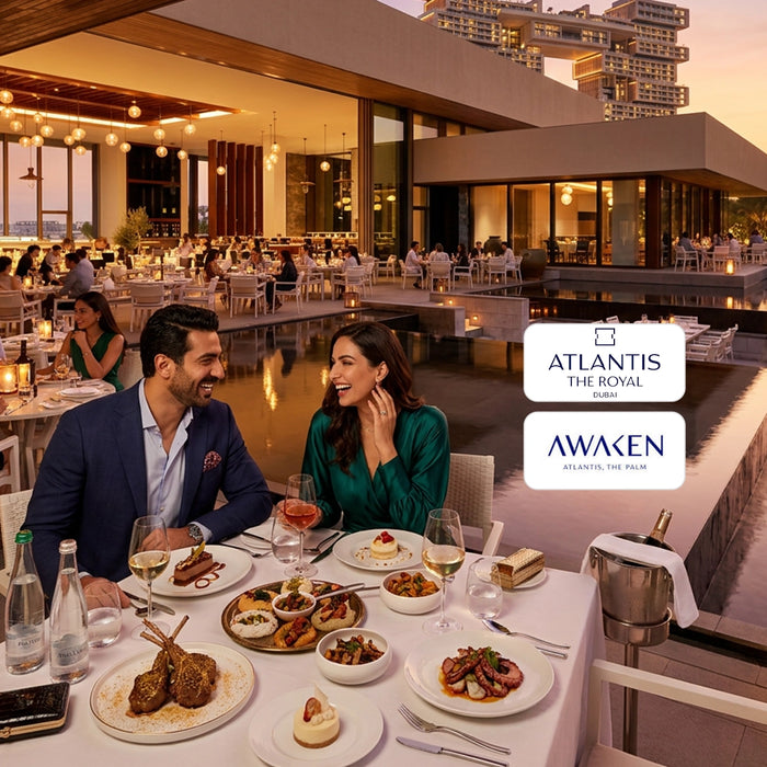 Atlantis The Royal Dinner with a Restorative Massage at Atlantis AWAKEN® Spa for Two