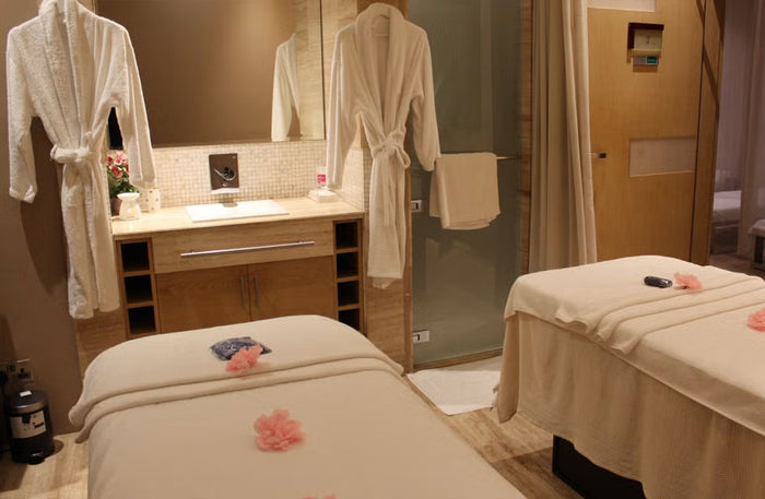 Mama Zonia 2-Course Dining Experience with a Soothing Couple Massage at Azurro Spa