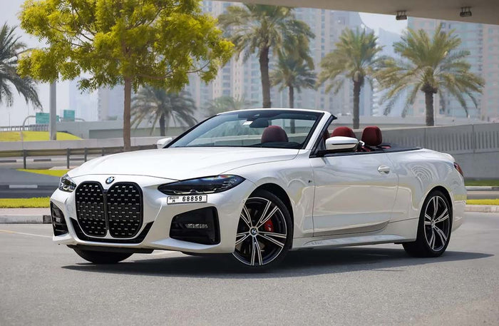 Rent a BMW: White BMW 430 Cabrio for One Day | at Wondergifts