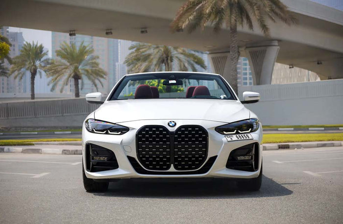 Rent a BMW: White BMW 430 Cabrio for One Day | at Wondergifts