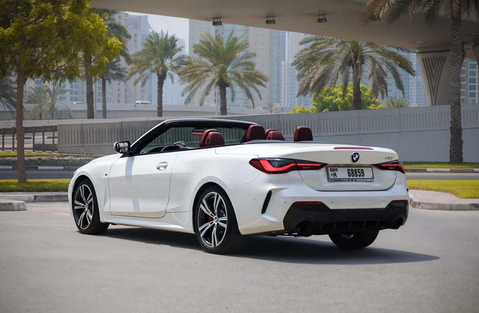 Rent a BMW: White BMW 430 Cabrio for One Day | at Wondergifts