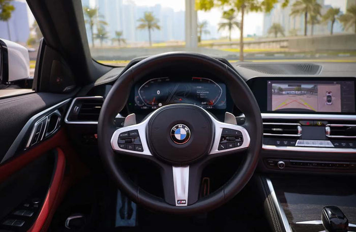 Rent a BMW: White BMW 430 Cabrio for One Day | at Wondergifts