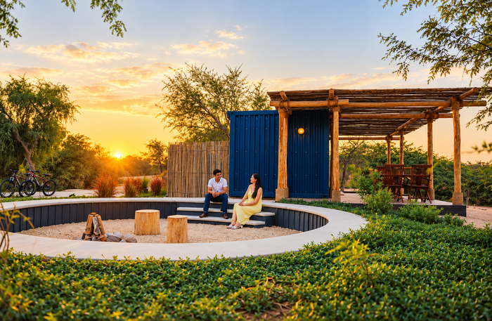 Bab Al Nojoum Al Mugheirah - Relaxing Cabin Stay with Breakfast for Two