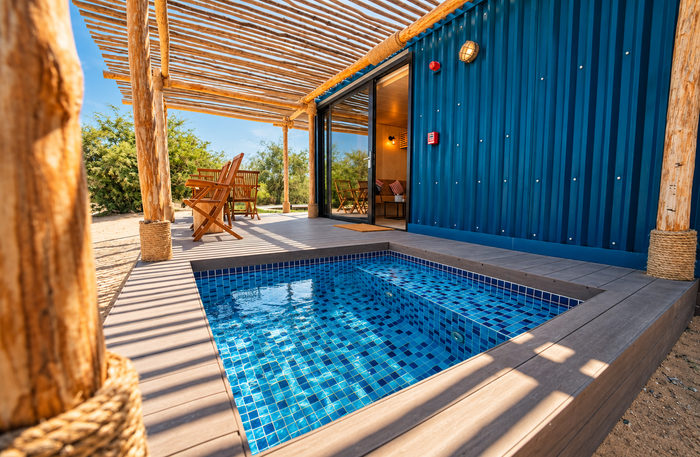 Bab Al Nojoum Al Mugheirah - Relaxing Cabin Stay with Breakfast for Two