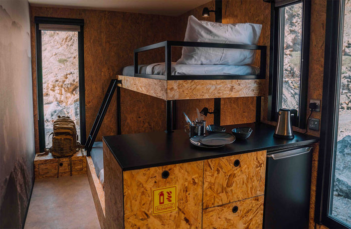 Wilderness Cabin Stay at Bear Grylls Explorers Camp on Jebel Jais