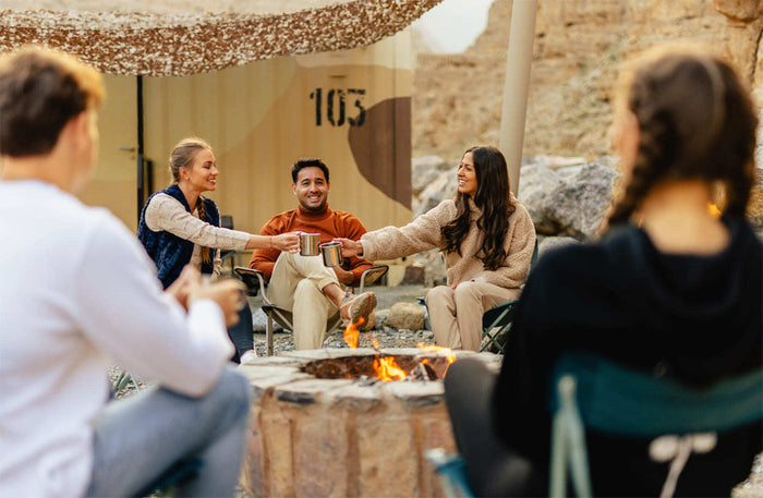 Wilderness Cabin Stay at Bear Grylls Explorers Camp on Jebel Jais