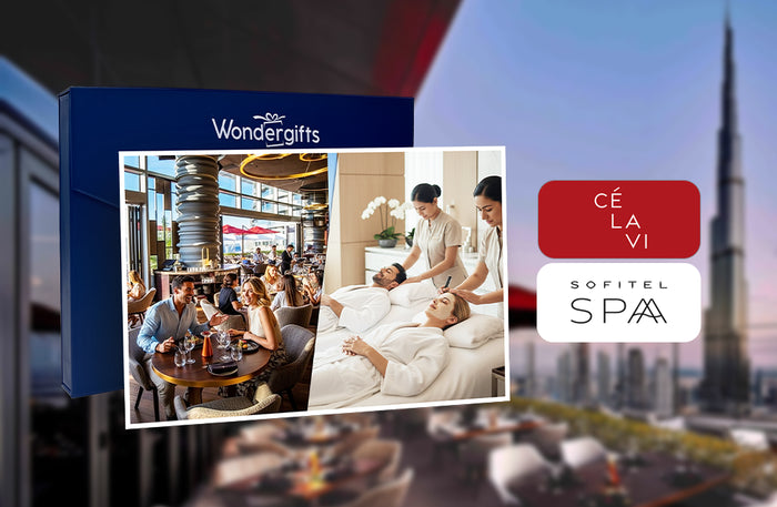 CÉ LA VI Elegant Lunch or Dinner & Luxurious Couple Massage & Facial at Sofitel Spa