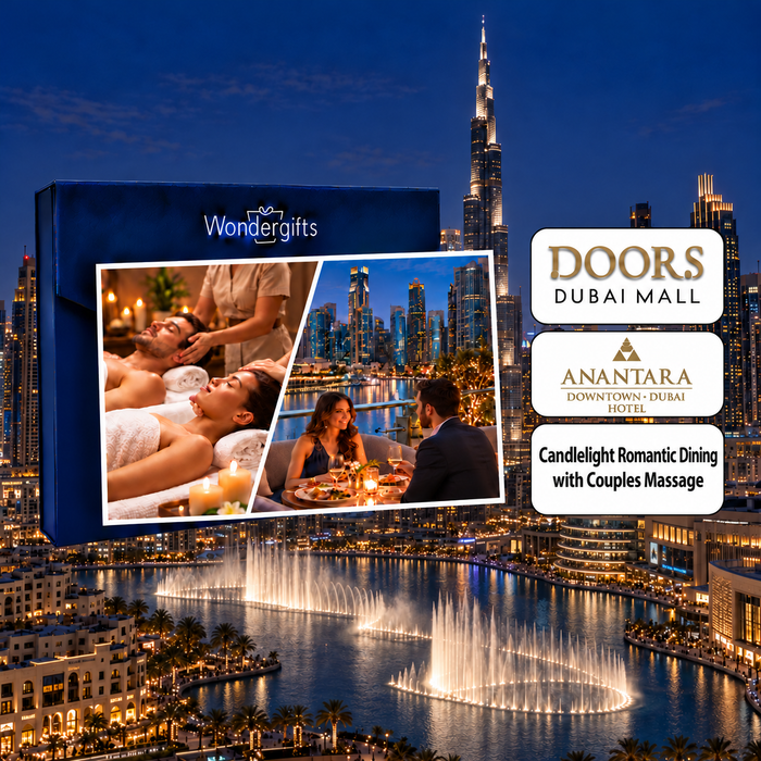 DOORS Dubai Mall & Anantara Downtown Dubai - Exquisite Romantic Dining & One-Hour Couple Massage