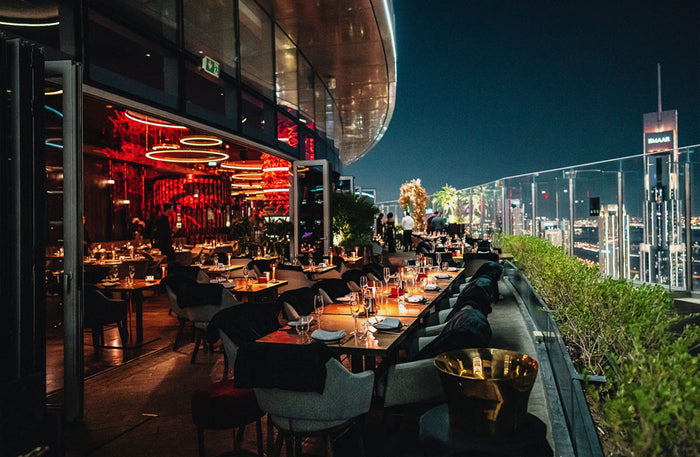 CÉ LA VI Lunch or Dinner with Burj Khalifa Views & Anantara Couples Massage