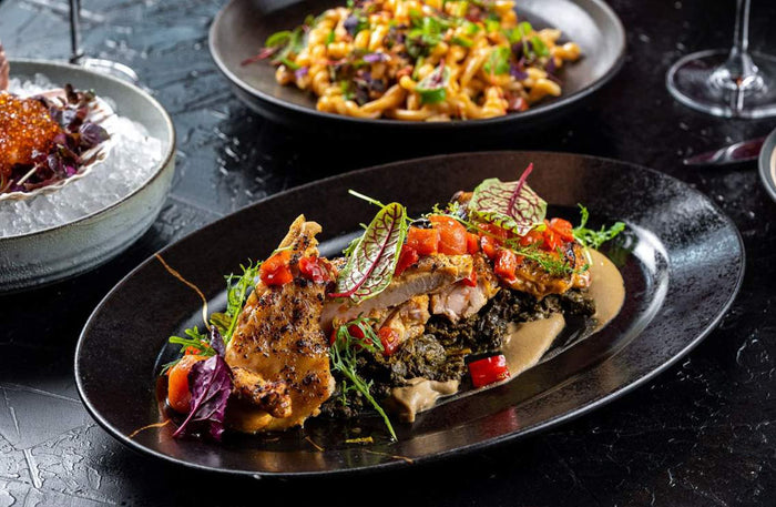 CÉ LA VI Elegant Lunch or Dinner & Luxurious Couple Massage & Facial at Sofitel Spa