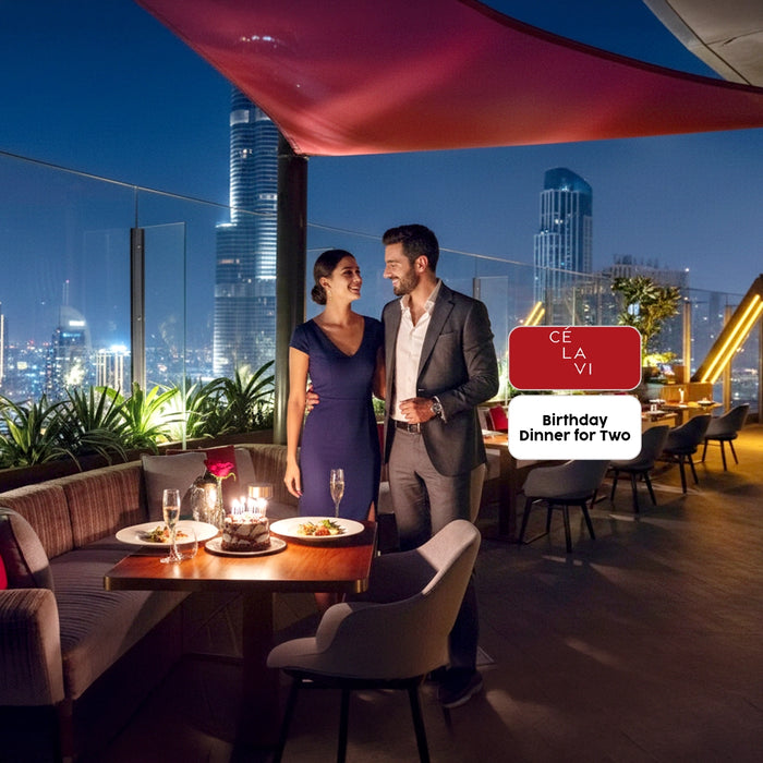 CÉ LA VI - Elegant Dinner for Two with Burj Khalifa Views