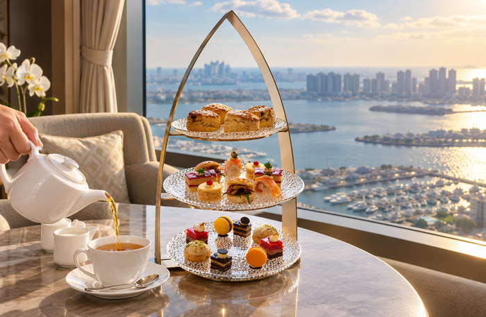Club Lounge Al Habtoor Grand Resort - Afternoon Tea with Sweet-Savoury Bites | Buy 1 Get 1 Free