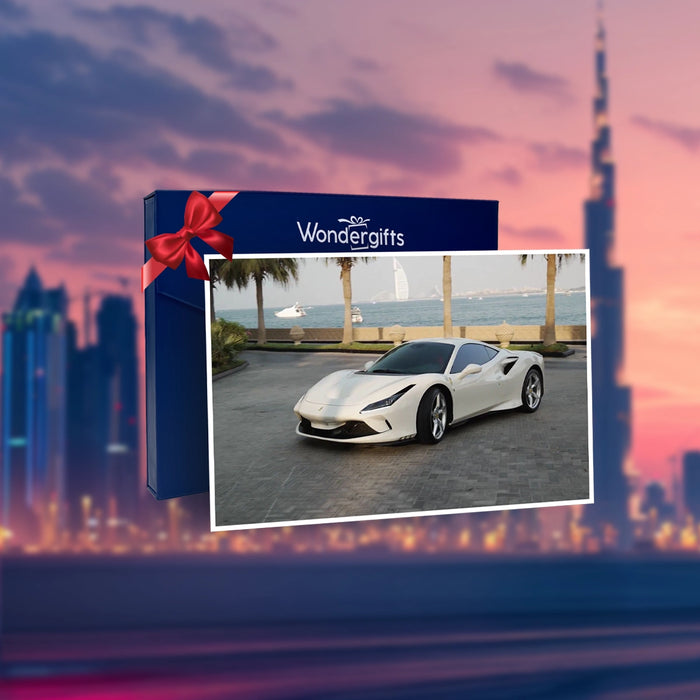 Dazzling Ferrari F8 Tributo One Day Rental at Masterkey Rent a Car