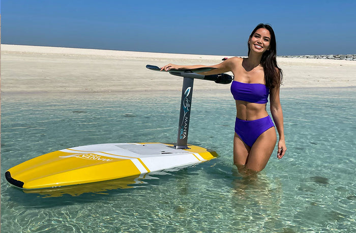 Exhilarating eFoil 30-Minute Lesson at Kitesurf School Dubai