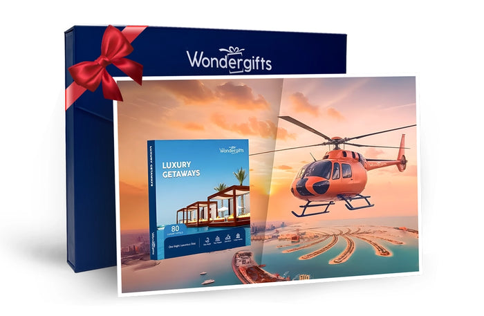 Exciting Helicopter Ride and Elegant Hotel Stay with Breakfast at Over 80 Luxurious Hotels | at Wondergifts