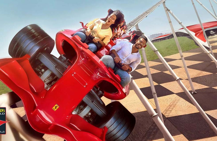 One-Night Luxurious Getaway & Thrilling Ferrari World Tickets for Two | at Wondergifts