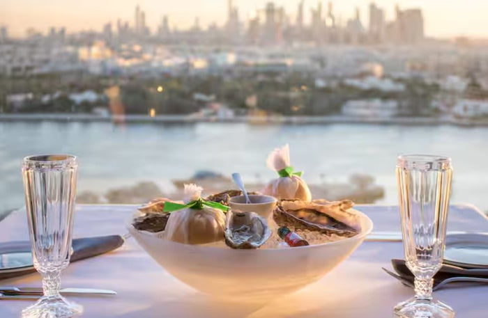 Romantic Italian Dining with Unlimited House Beverages with Burj Views for Two at Gusto | at Wondergifts