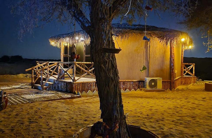 Authentic Desert Heritage Hut Stay with Breakfast & Dinner for Two | at Wondergifts