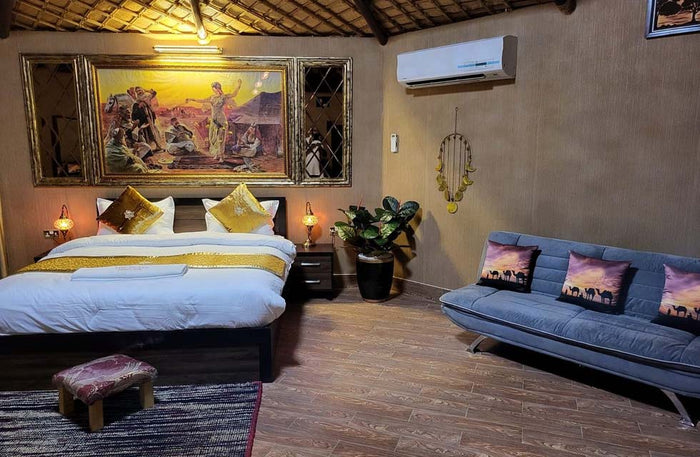 Authentic Desert Heritage Hut Stay with Breakfast & Dinner for Two | at Wondergifts