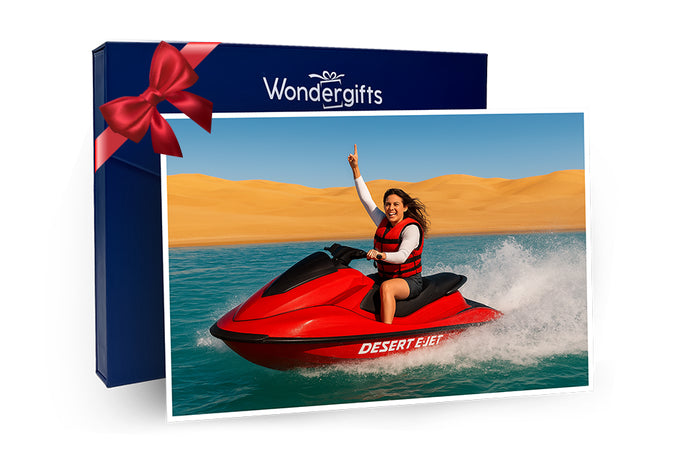 High-Speed E-Jet Ski Ride in the Middle of the Desert Dunes