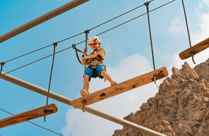 Thrilling Bear Grylls Explorers Camp High Ropes Course for Two