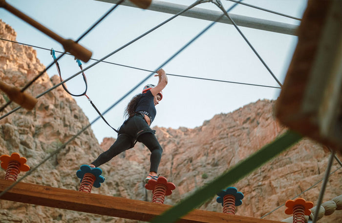 Thrilling Bear Grylls Explorers Camp High Ropes Course for Two