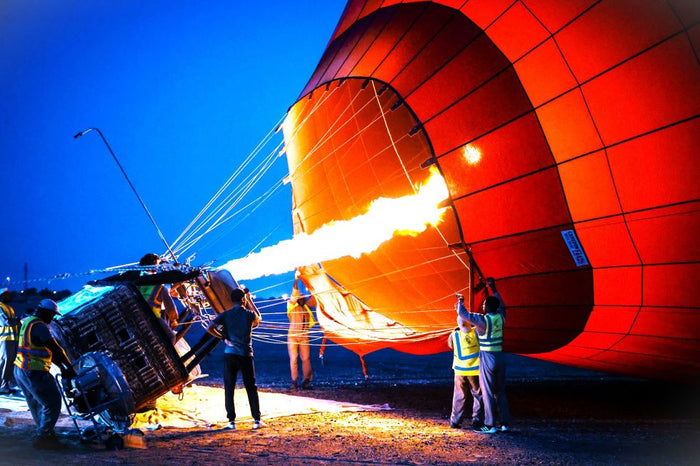 Sunrise Hot Air Balloon with 1-Night Luxurious Stay at Al Badayer for Two | at Wondergifts