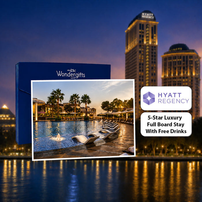 Hyatt Regency Dubai - Luxury 5-Star Full Board Stay with Free Drinks for Two