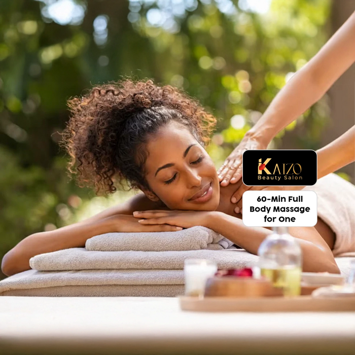 KAIZO Beauty Salon Dubai Ladies 60-Min Full Body Massage Gift Voucher