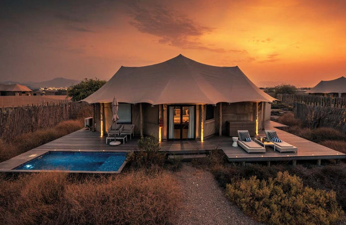 Luxury Premium Tent Stay with Private Pool for Two at Kingfisher Retreat | at Wondergifts