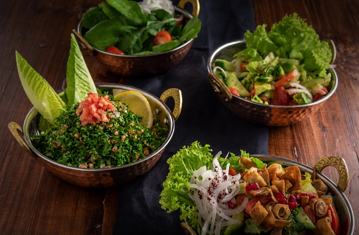 Traditional Levantine food at Cello Restaurant Dubai