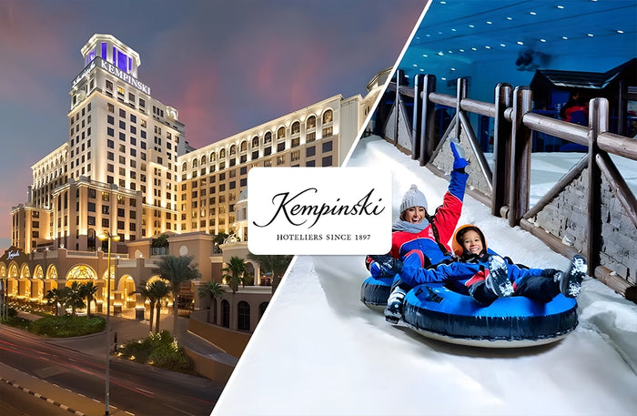 Luxurious Kempinski Stay with Ski Dubai Adventure for Two | at Wondergifts