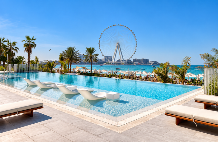 DoubleTree Hilton Gastro Kitchen - Internation Breakfast Buffet with Pool & Beach Access