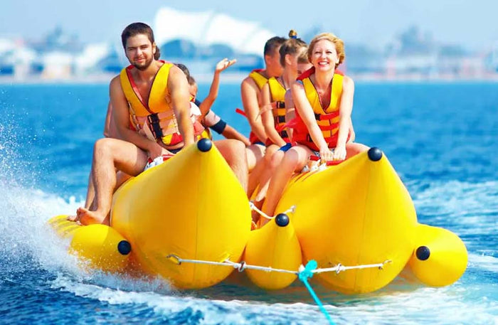 Exciting Banana or Donut Boat Ride in Dubai Marina for Up to 5 People | at Wondergifts