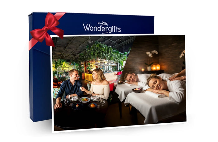 Mama Zonia 2-Course Dining Experience with a Soothing Couple Massage at Azurro Spa