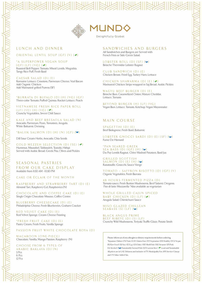 Lavish Dining Experience at Mundo for Two | at Wondergifts