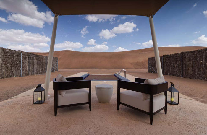 Exclusive 1-Night Tent Stay with Private Pool and Breakfast for Two at Al Badayer | at Wondergifts