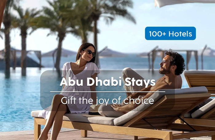 Abu Dhabi Stay Gift Box: One-Night Stay for Two in a Selection of 100+ Hotels | at Wondergifts