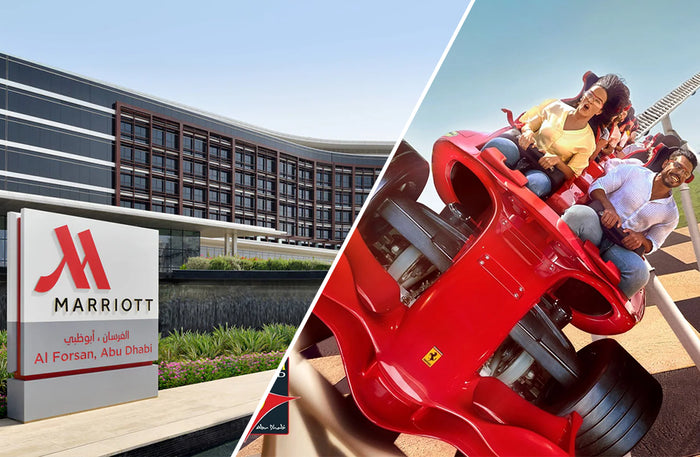 One Night Hotel Stay in Abu Dhabi with Ferrari World Tickets Gift Box for Two | at Wondergifts
