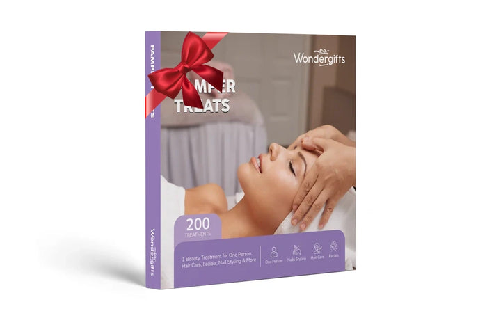 Pamper Treats Gift Box - Choice of 200 Beauty Treatments | at Wondergifts