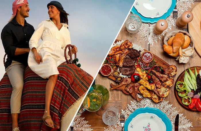 Camel Desert Safari, Sunset Falcon Show and Dinner for Two | at Wondergifts