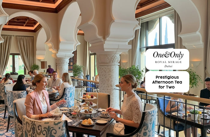 Prestigious Afternoon Tea for Two at One&Only Royal Mirage Resort