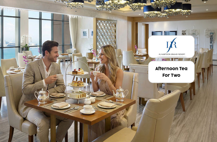 Elegant Afternoon Tea for Two at Al Habtoor Grand Resort Club Lounge
