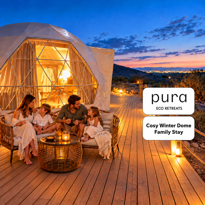 Pura Eco Retreat - Cosy Winter Dome Family Stay with Breakfast