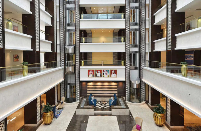 Enjoy 2 Nights for the Price of 1: Serene Room Stay with Breakfast for Two at Radisson Blu Hotel, Ajman | at Wondergifts